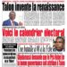 La Une du mardi 12 Janvier 2021