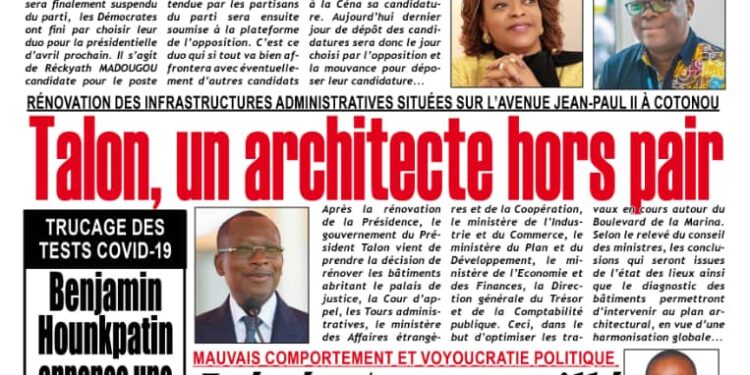 La Une du jeudi 04 Février 2021