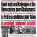 La Une du lundi 22 Février 2021