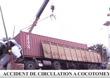 Accident de circulation à Cocotomey : Un gros porteur fait un mort et des dégâts