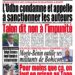 La Une du Lundi 03 Mai 2021