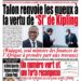 La Une du mercredi 19 Mai 2021