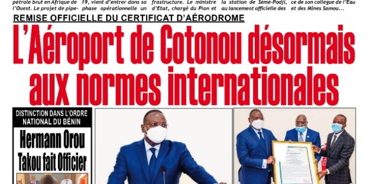 Distinction dans l’Ordre national du Bénin : Herman Orou Takou fait Officier