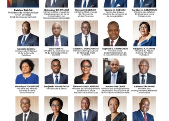 SECOND MANDAT DE PATRICE TALON : Liste complète des ministres du nouveau gouvernement