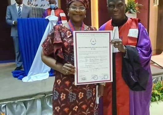 37ème et 38ème sessions du conseil des ministres du Cames à Abidjan : Eléonore Yayi honorée du grade de commandeur de l’OIPA