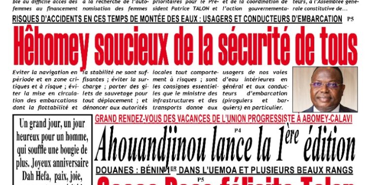 La Une du Vendredi 06 Août 2021