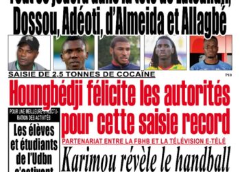 La Une du Mardi 05 Octobre 2021