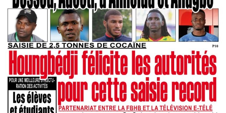 La Une du Mardi 05 Octobre 2021