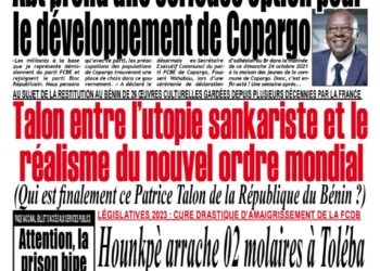 La Une du Lundi 25 Octobre 2021
