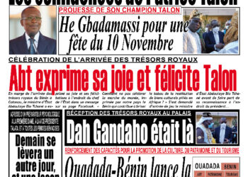 La Une du Jeudi 11 Novembre 2021
