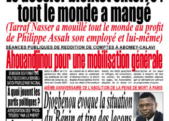 La Une du Mardi 23 Novembre 2021