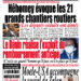 La Une Mercredi 01 Décembre 2021
