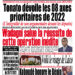 La Une Jeudi 02 Décembre 2021