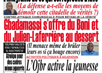 La Une Mardi 07 Décembre 2021
