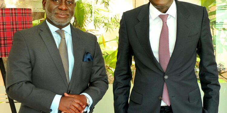 Audience/Abdoulaye Bio Tchané reçoit Félix Bikpo du Fonds Africain de Garantie (FAG) De bonnes nouvelles pour le Bénin