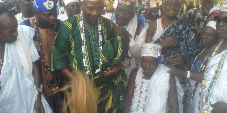 Installation du bureau d’arrondissement de la session Cncvb Racine de Gbéhoué : Sa majesté Affantognon Adéonté élu président