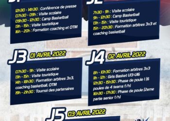 Basket 3 *3/Open House Cotonou : Le planning dévoilé
