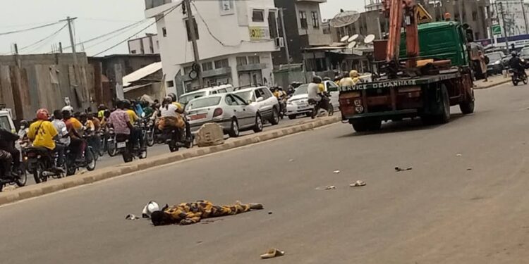 Accident Mortel À Bar Tito: Un Camion écrase un jeune homme