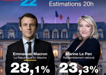 Élection présidentielle française: Emmanuel Macron et Marine Le Pen au second tour