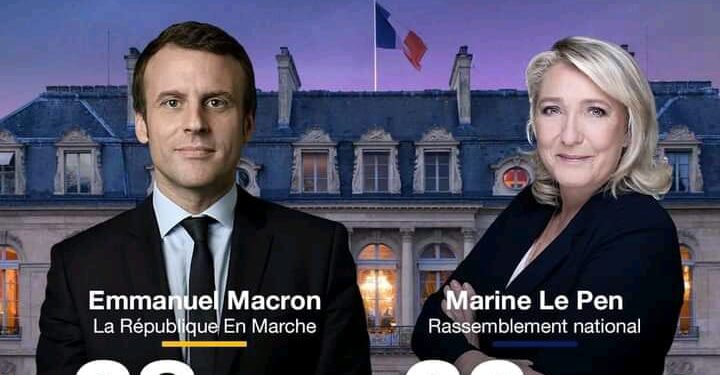 Élection présidentielle française: Emmanuel Macron et Marine Le Pen au second tour