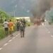 Bénin : Un camion-citerne prend feu à Savè