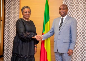Bénin : Huguette Bokpè Gnacadja chez le président Dorothé Sossa