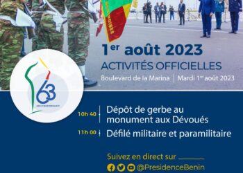 Bénin : Voici le déroulé de la célébration de la fête nationale du 1er août