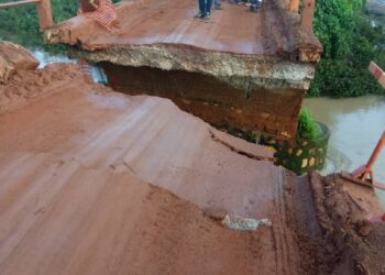Bénin : Le pont de Sikki (Sinendé) effondré