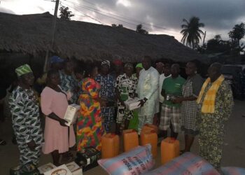 Après l’incendie meurtrier de Sèmè-Kraké : Moele-Bénin fait don de vivres aux victimes