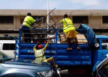 Bénin : L’opération de déguerpissement des occupants illégaux des domaines publics effective à Cotonou