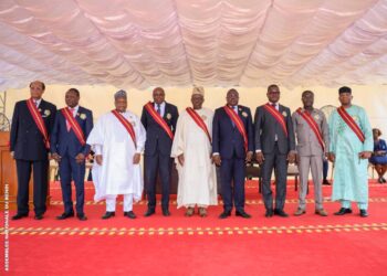 Cérémonie de distinction des députés de la 9ème législature : 07 députés à la dignité du Grand-Croix, 33 aux Grands Officiers et 68 au grade de Commandeurs