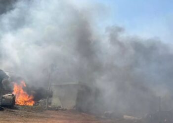 Bénin : Un magasin de stockage de Satom parti en fumée