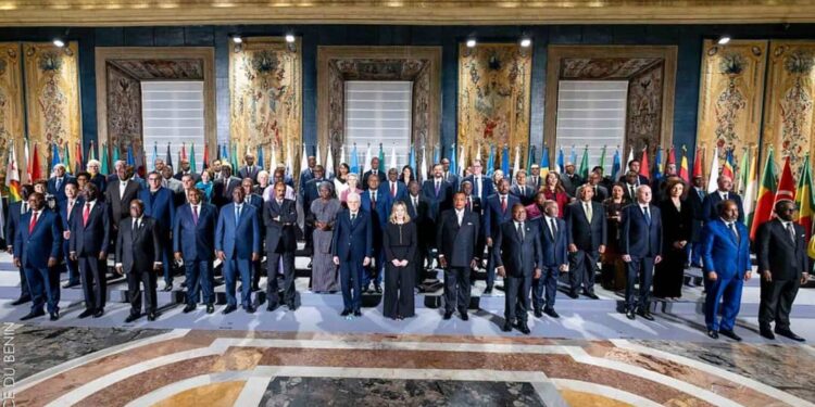 Sommet Italie-Afrique : Le Bénin expose les solutions permettant de lutter contre l’immigration en Afrique