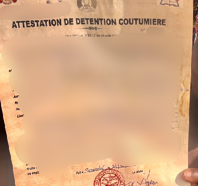 Bénin : La délivrance de l&rsquo;Attestation de Détention Coutumière suspendue jusqu’à …