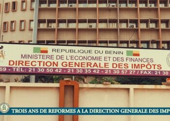 Bénin : Les données de la DGI sur les taux d&rsquo;accroissement et de réalisations des recettes brutes en 2023