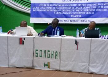 Traitement de l’information relatif à la lutte contre l’extrémisme violent au Bénin : Le Pnud à travers Pacosov-Pev-Lct aguerrit les journalistes