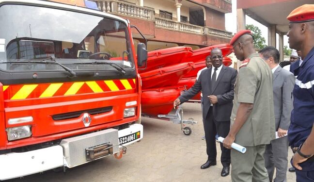 Protection civile : Le Bénin reçoit du matériel pour les sapeurs-pompiers