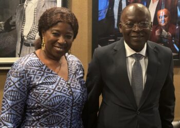 Présent aux Etats-Unis dans le cadre du Sommet du Futur des Nations Unies : Bio Tchané échange avec la DEA de l’UNFPA, Diene Keita