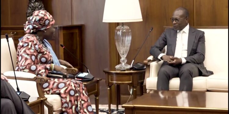 Audience au Palais de la Marina : Talon échange avec une délégation des femmes leaders politiques