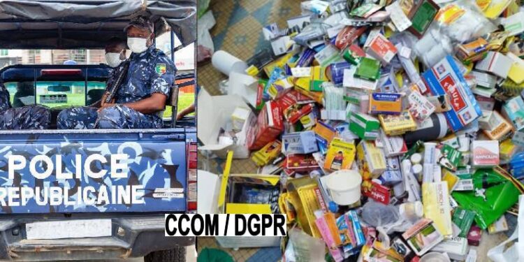 Bénin/Trafic, commercialisation et usage des médicaments contrefaits : Deux commissariats font des exploits