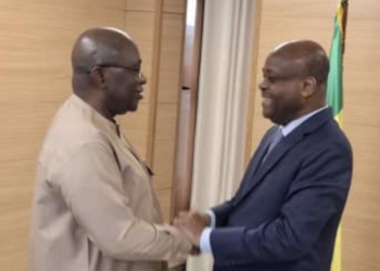 Audience à la Cour constitutionnelle : Les questions liées à la lutte contre la corruption et celle des élections générales de 2026 au cœur des échanges entre Jacques Migan et le professeur Dorothé Sossa
