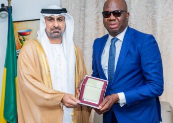 Bénin : De fructueux échanges entre Luc Atrokpo et l’ambassadeur des Émirats Arabes Unis
