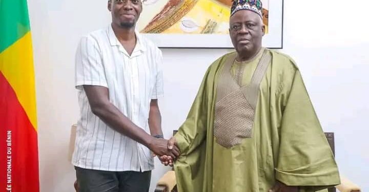 Bénin/Le Président Louis Vlavonou reçoit le Dr Quemal Affagnon en audience : La relecture du code du numérique au cœur des échanges