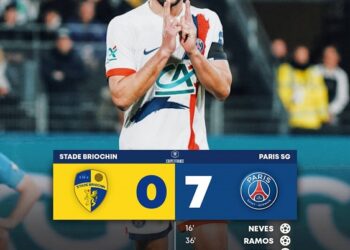 Coupe de France : Le PSG écrase le Stade Briochin et se hisse en demi-finales