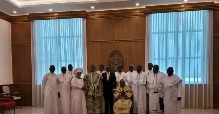 Bénin : Patrice Talon reçoit une délégation de la haute hiérarchie de l’Église du Christianisme Céleste