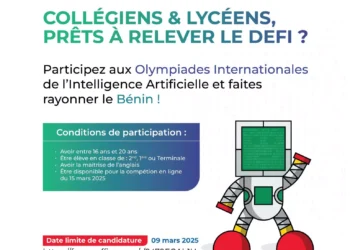 Olympiades Internationales de l&rsquo;Intelligence Artificielle 2025 : La phase nationale de sélection lancée au Bénin