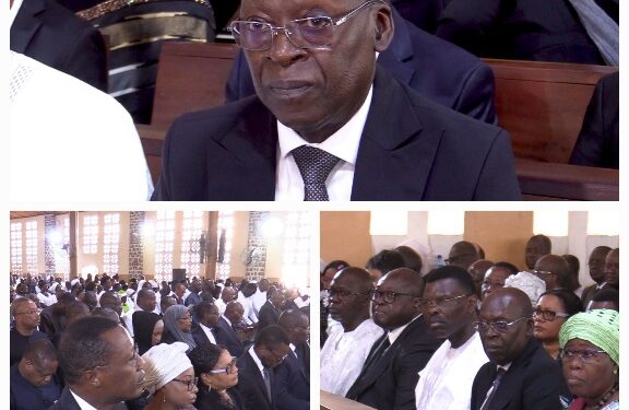 Hommage émouvant au Ministre Kouaro Yves Chabi : Une cérémonie d’enterrement marquée par la présence de hautes autorités et une dernière ode à son engagement