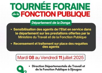 Tournée foraine de la fonction publique : Les agents de l&rsquo;État de la Donga sensibilisés sur les prestations du Mtfp