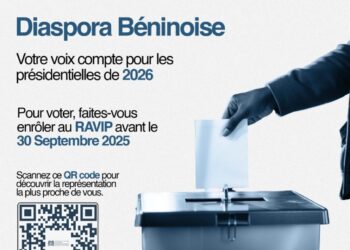 Élections 2026 : Le Bénin appelle sa diaspora à s’inscrire au RAVIP avant le…