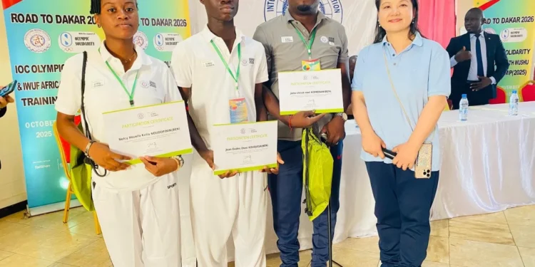 Camp africain de Dakar : Le wushu béninois affiche ses ambitions pour 2026